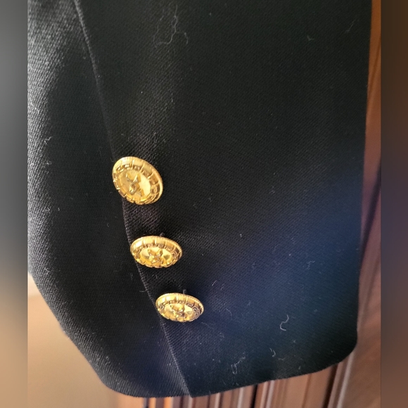 Vintage Black And Gold Blazer -Vertigo Paris - Picture 3 of 6